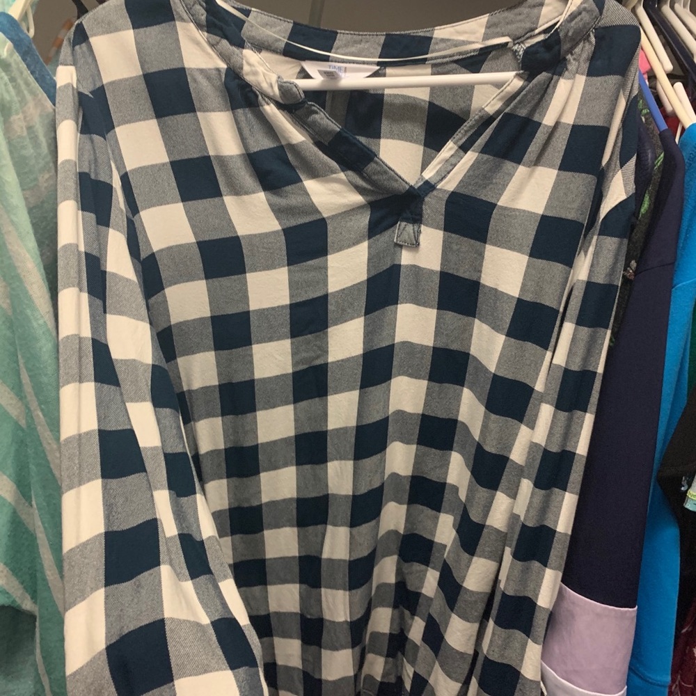 Plaid Top from Time and Tru